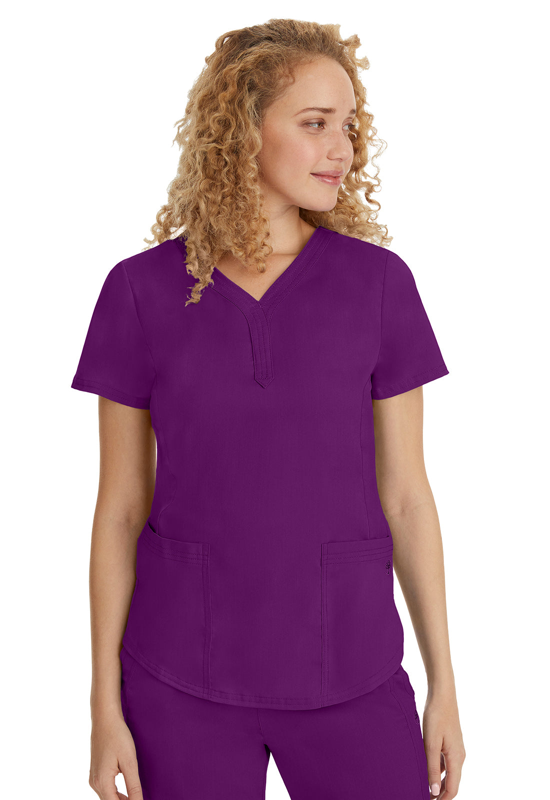 Healing Hands Purple Label 2167 Jane Women’s Y-Neck Scrub Top 🏥