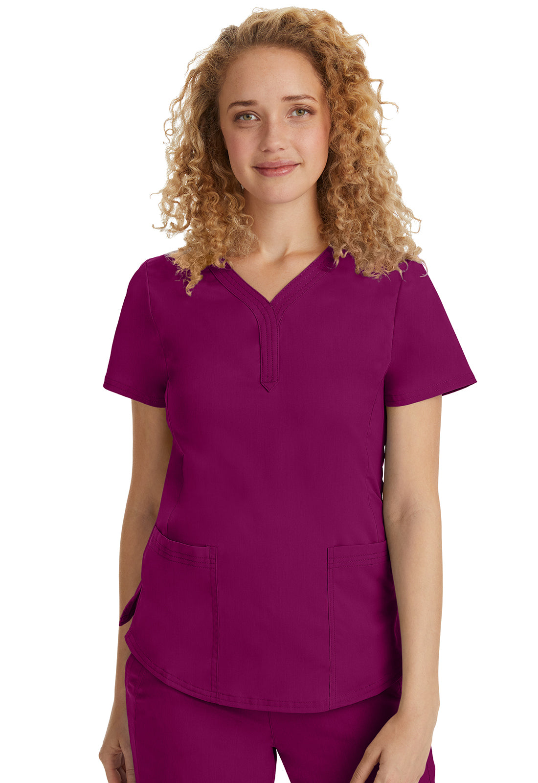 Healing Hands Purple Label 2167 Jane Women’s Y-Neck Scrub Top 🏥