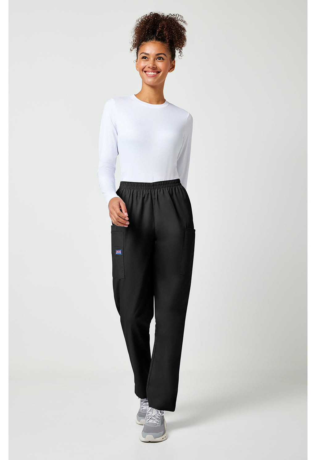 🧪 Cherokee Workwear Originals 4200 Unisex Pull-On Cargo Scrub Pant