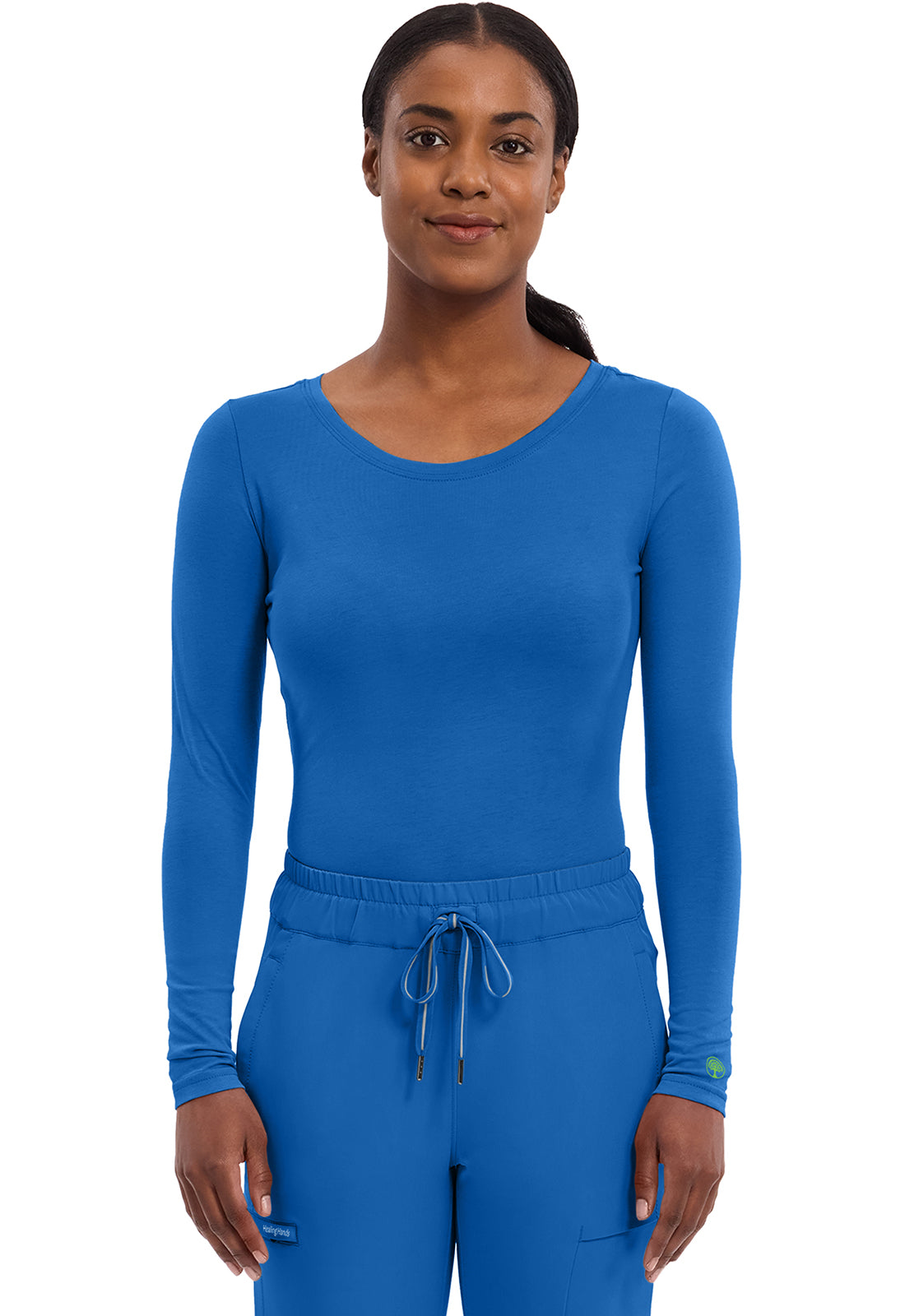 Healing Hands Women's Underscrub Soft Knit Melissa Longsleeve Scrub Tee with Breathable & Easy Care Fabric 5047