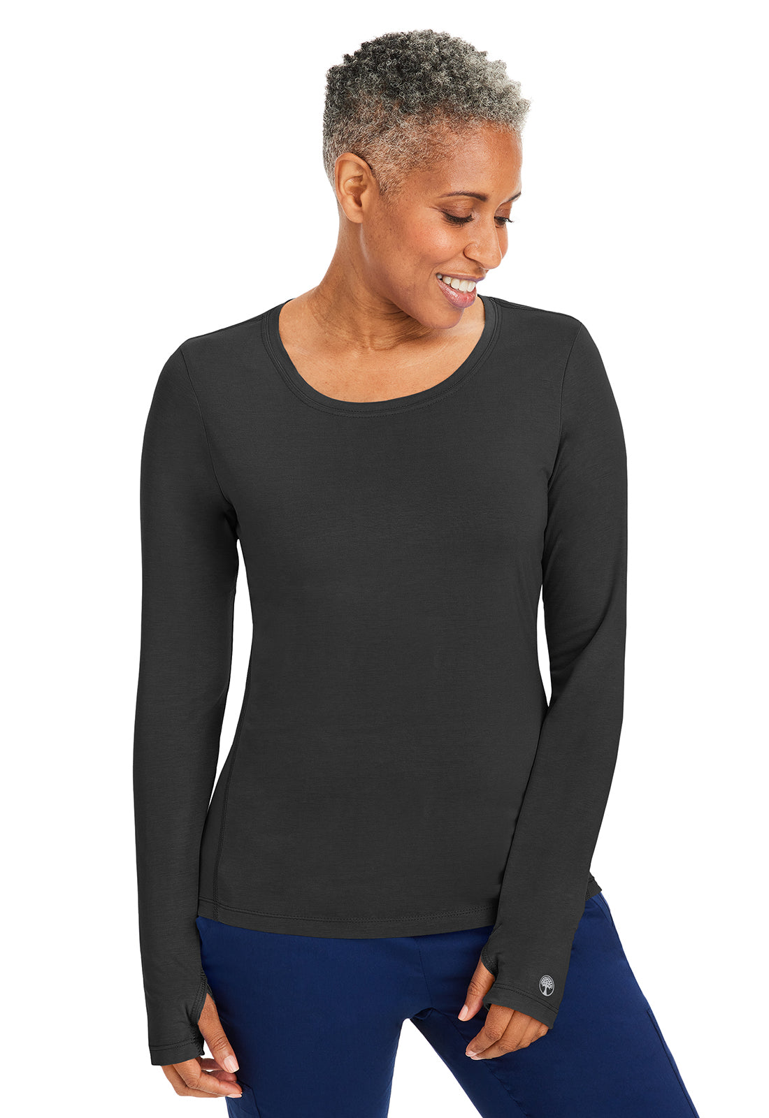 Healing Hands 5051 Women’s Long Sleeve Knit Underscrub – Mackenzie Stretch Tee