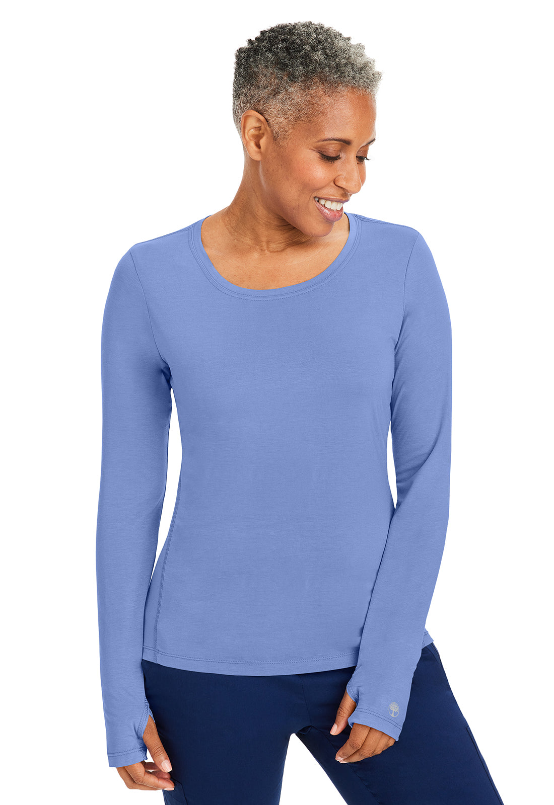 Healing Hands 5051 Women’s Long Sleeve Knit Underscrub – Mackenzie Stretch Tee
