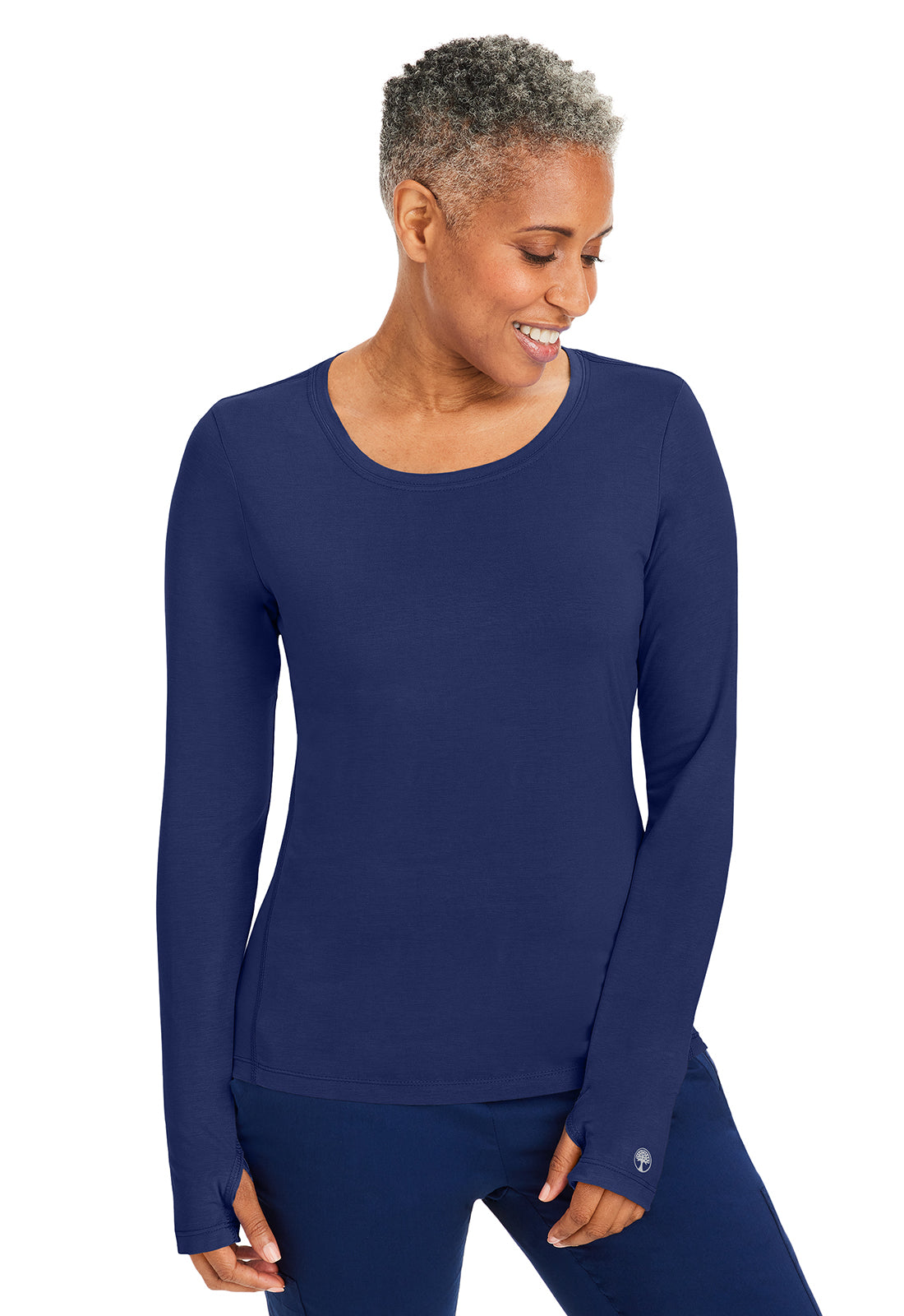 Healing Hands 5051 Women’s Long Sleeve Knit Underscrub – Mackenzie Stretch Tee