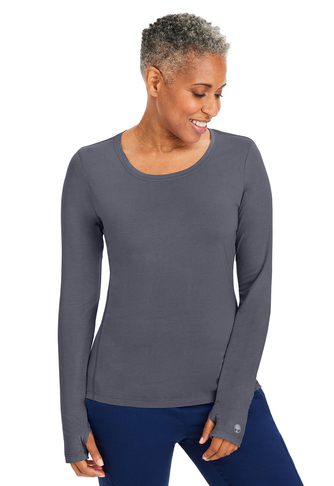 Healing Hands 5051 Women’s Long Sleeve Knit Underscrub – Mackenzie Stretch Tee