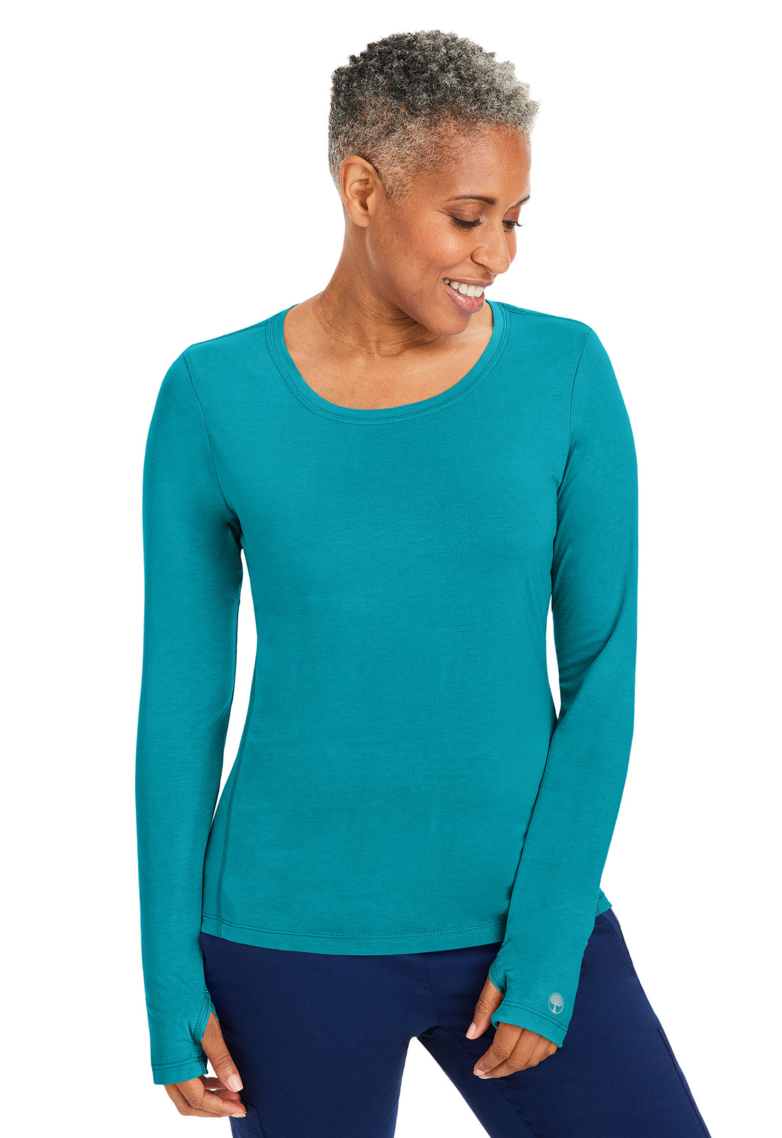 Healing Hands 5051 Women’s Long Sleeve Knit Underscrub – Mackenzie Stretch Tee