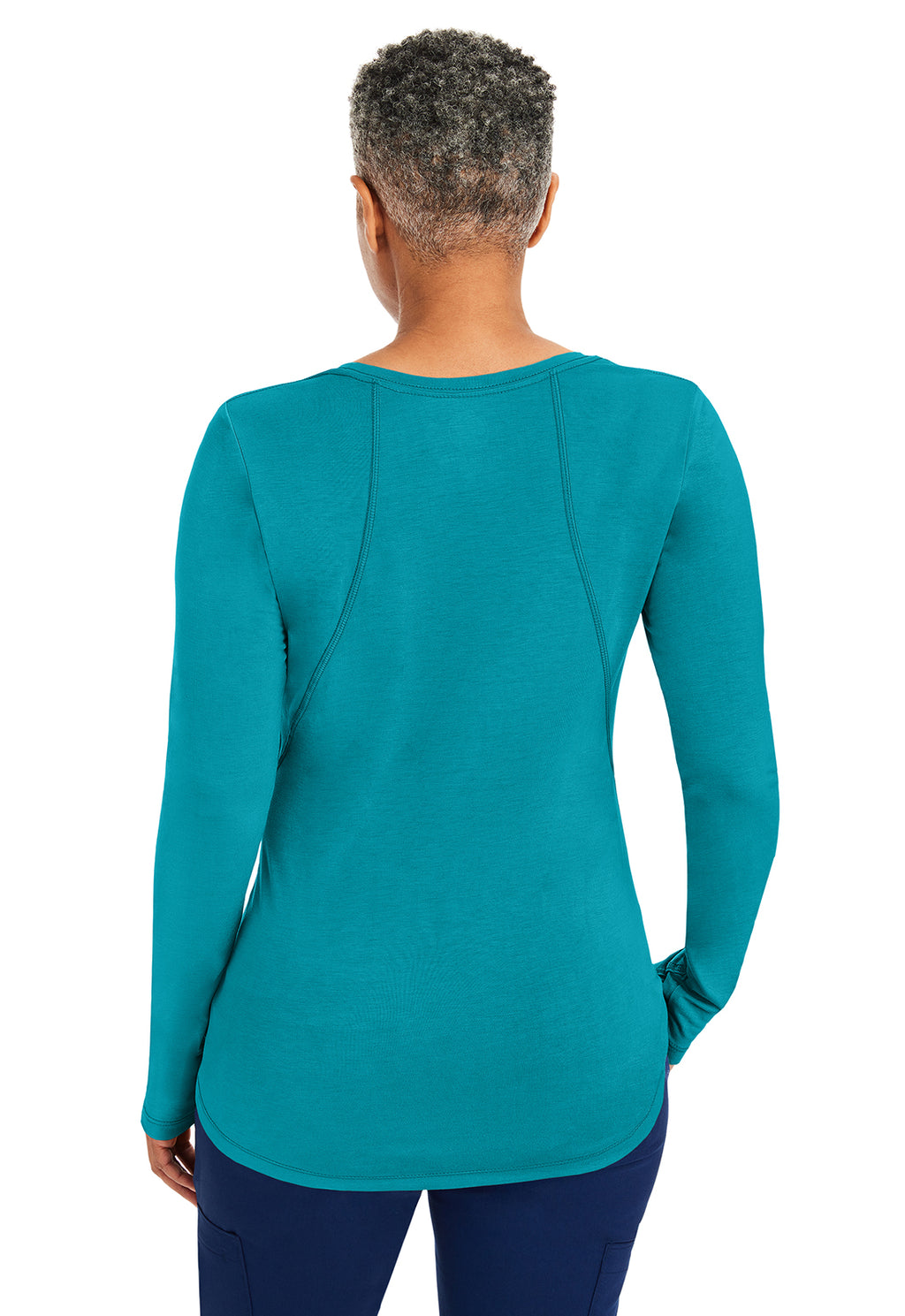 Healing Hands 5051 Women’s Long Sleeve Knit Underscrub – Mackenzie Stretch Tee