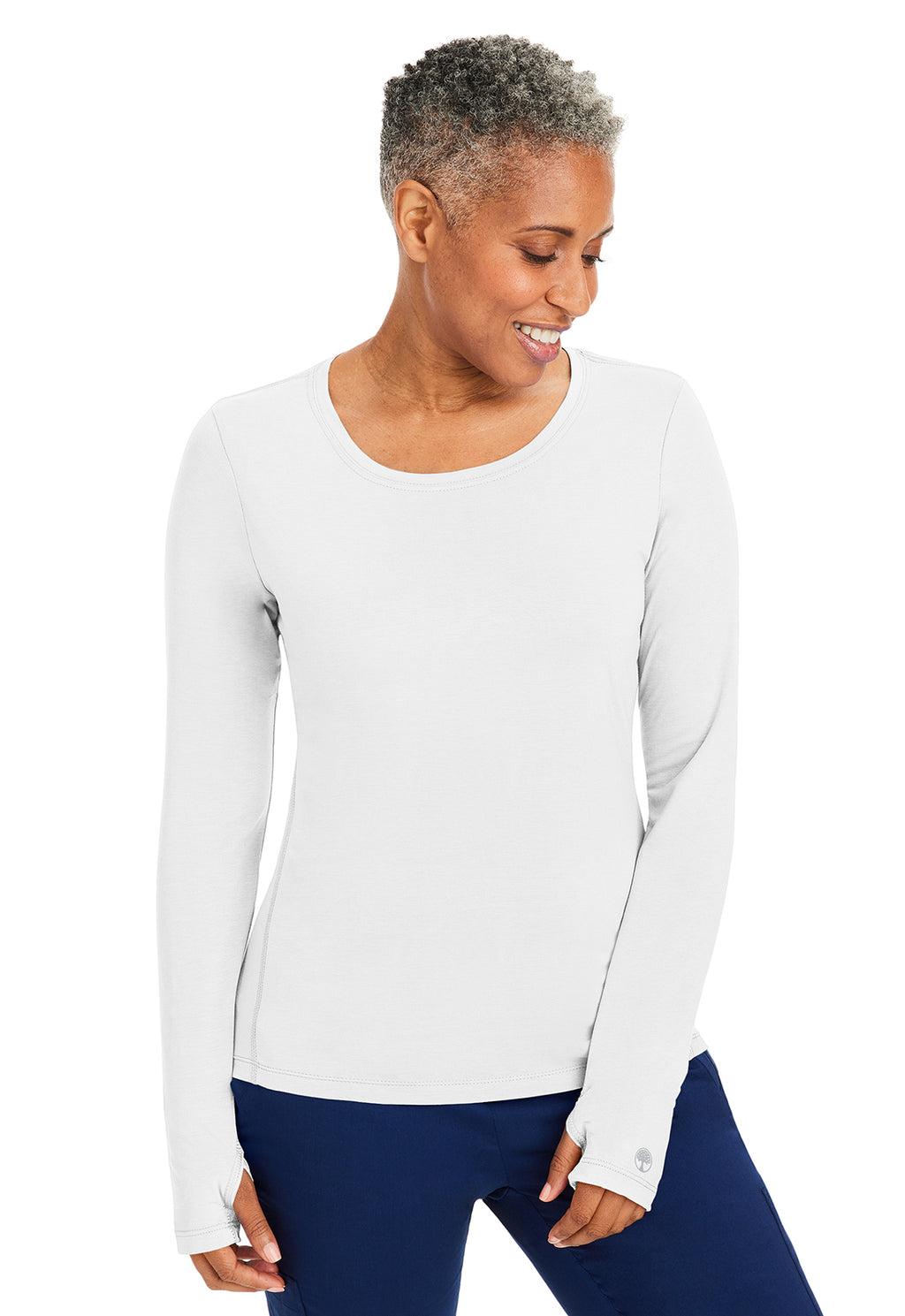 Healing Hands 5051 Women’s Long Sleeve Knit Underscrub – Mackenzie Stretch Tee