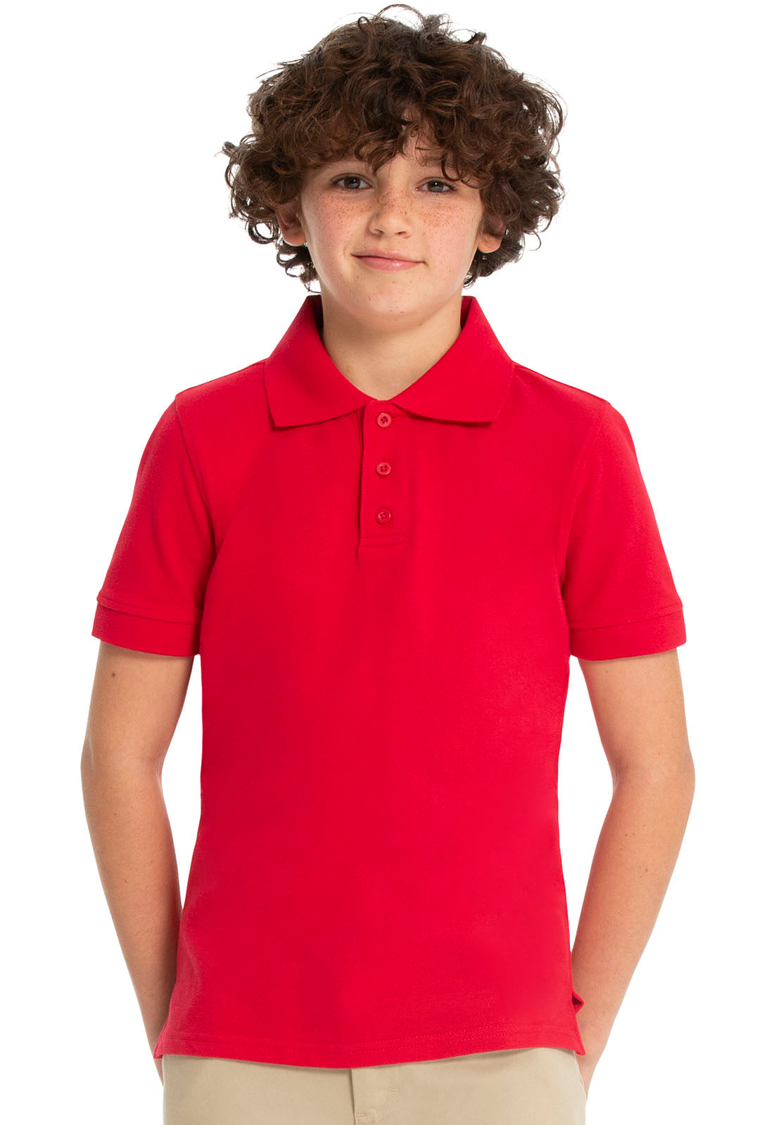 Real School Short Sleeve Pique Polo 68112