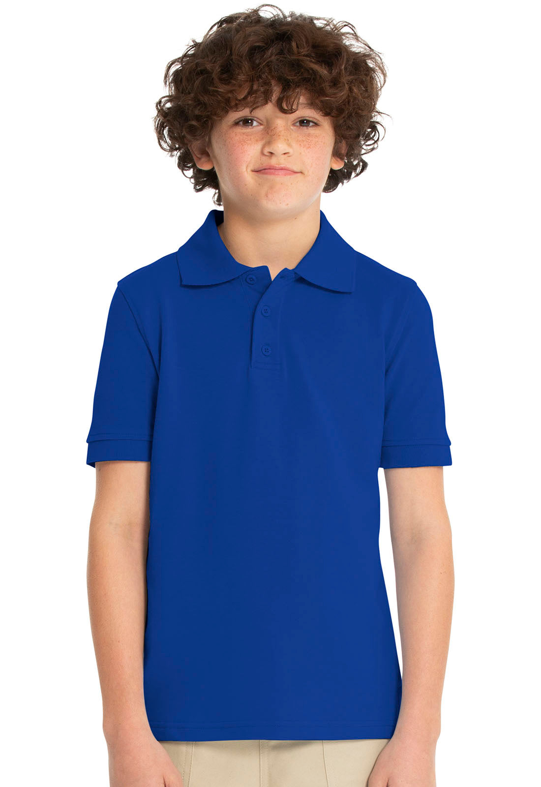 Real School Short Sleeve Pique Polo 68112