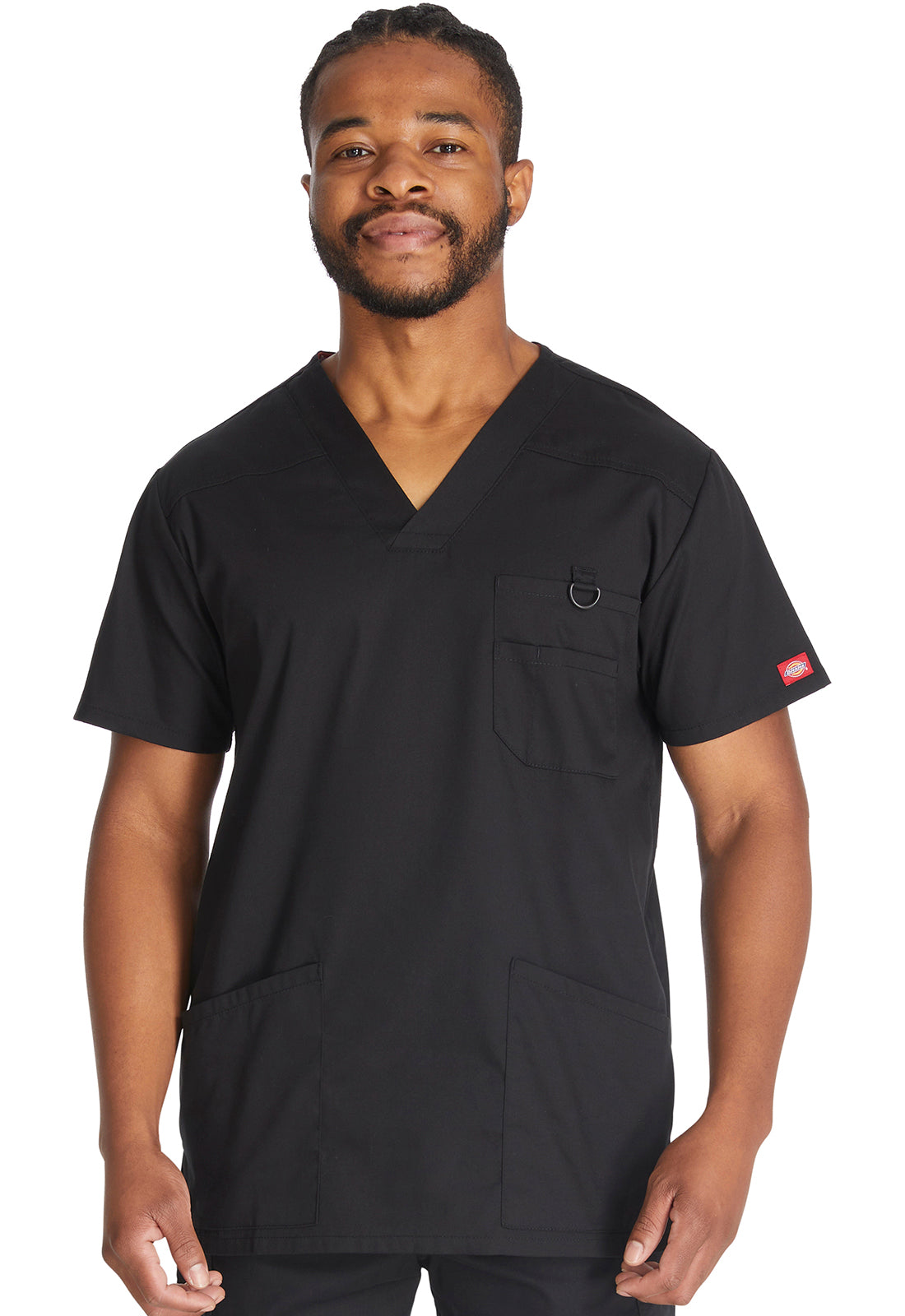 Men’s V-Neck Scrub Top – Dickies EDS Signature 81906