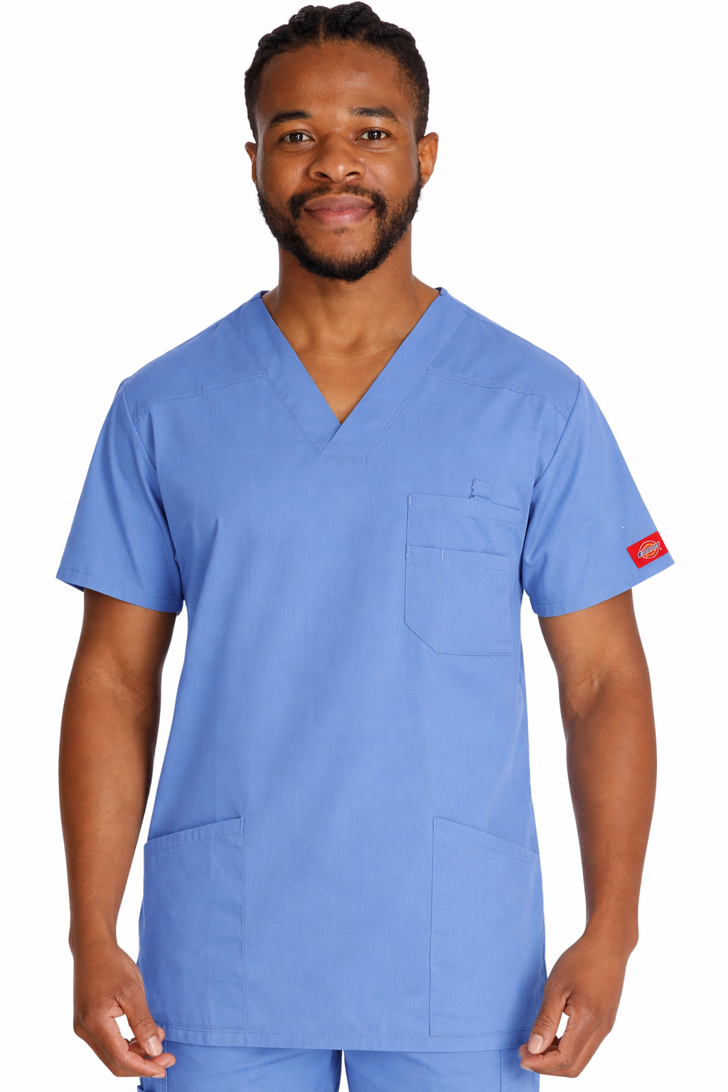 Men’s V-Neck Scrub Top – Dickies EDS Signature 81906