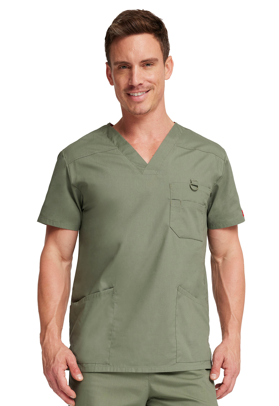 Men’s V-Neck Scrub Top – Dickies EDS Signature 81906