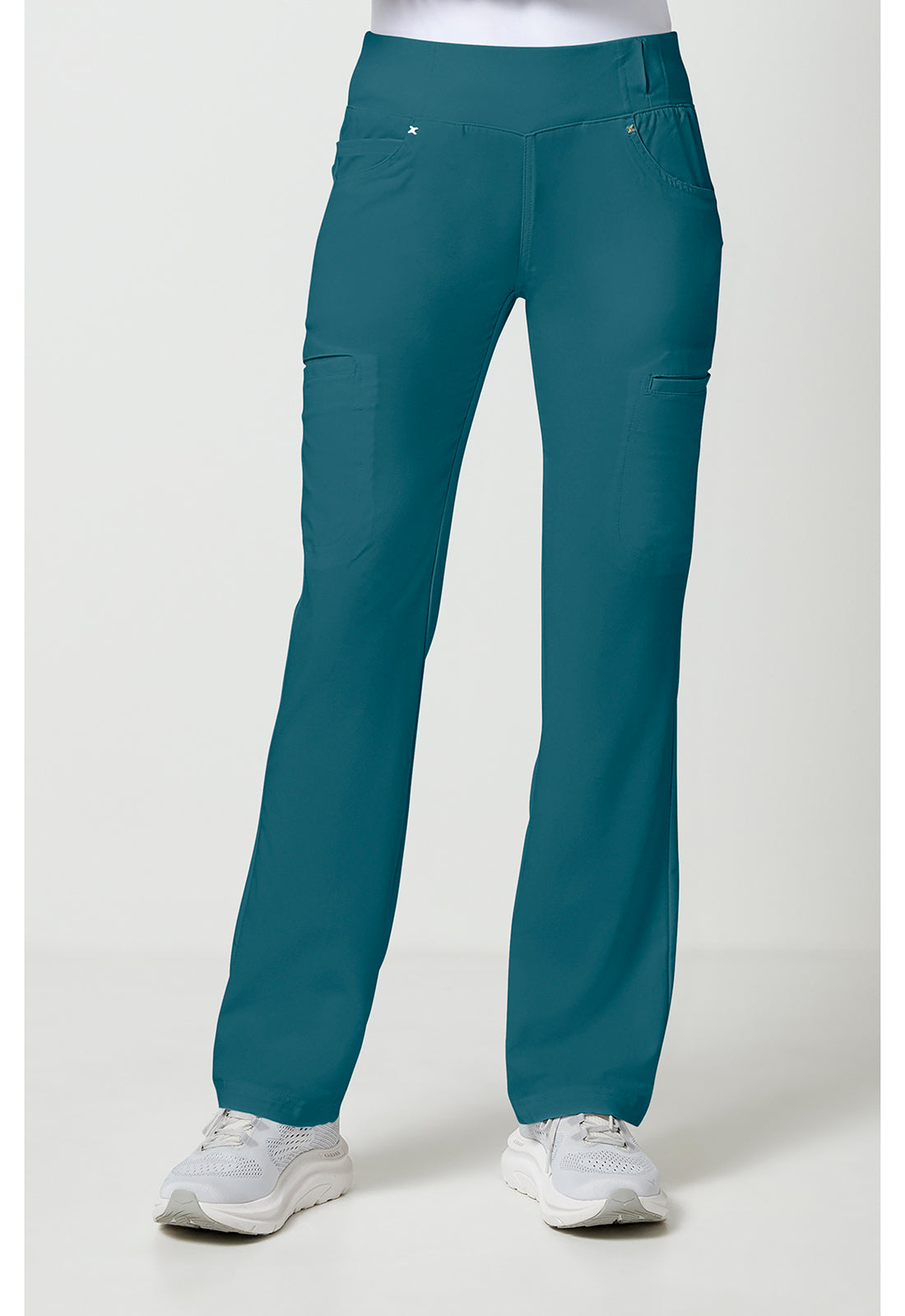 🏥 Cherokee iFlex CK002 Women’s Mid Rise Straight Leg Pull-On Scrub Pant