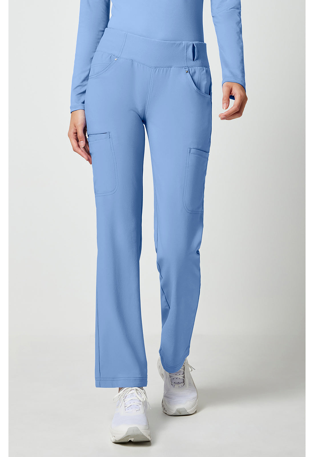 🏥 Cherokee iFlex CK002 Women’s Mid Rise Straight Leg Pull-On Scrub Pant