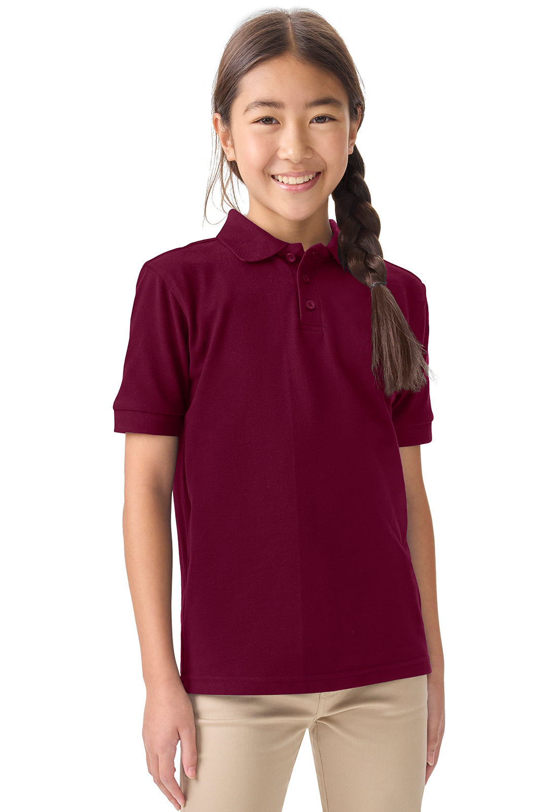 Youth Short Sleeve Pique Polo – Classroom CR832 | Durable School Uniform Shirt