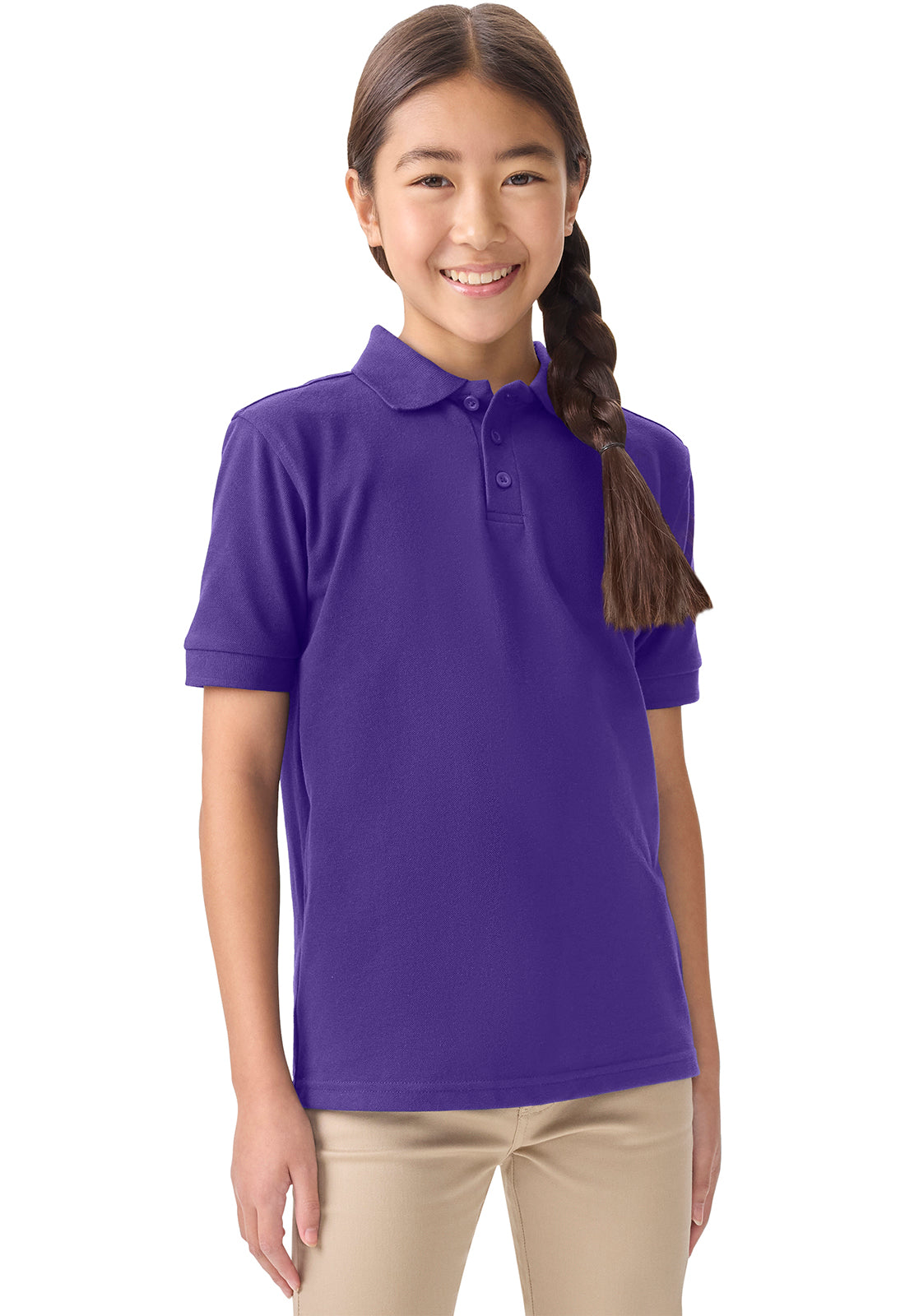 Youth Short Sleeve Pique Polo – Classroom CR832 | Durable School Uniform Shirt
