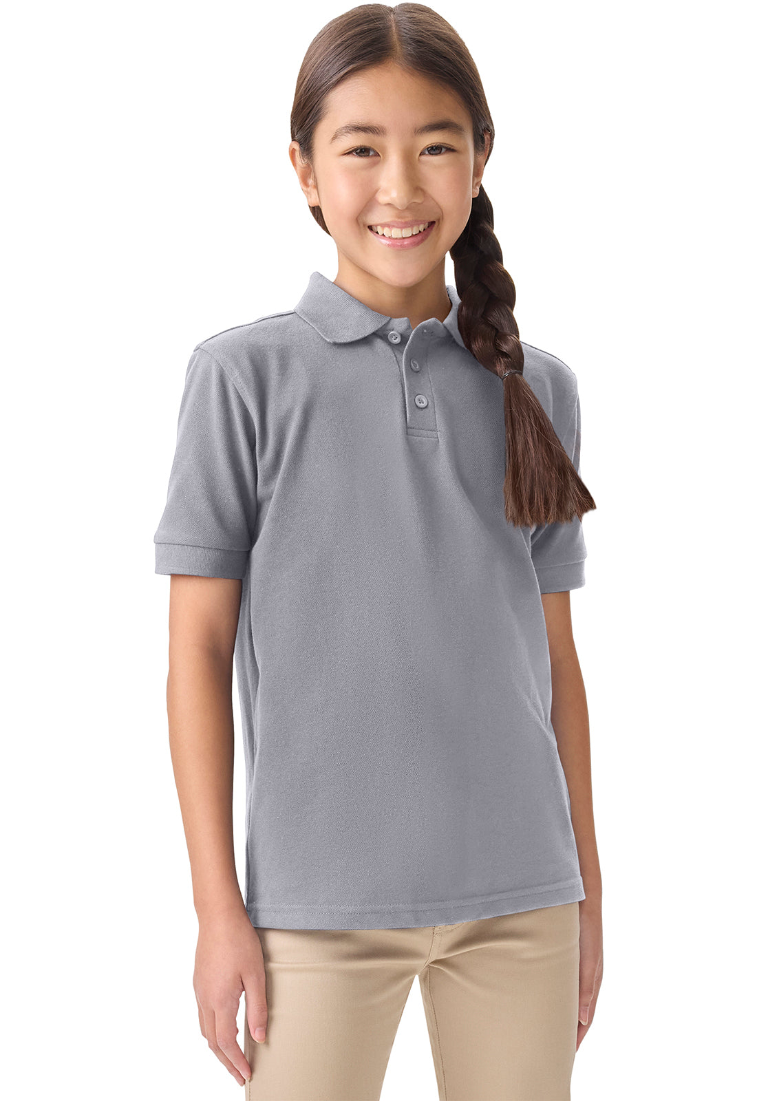 Youth Short Sleeve Pique Polo – Classroom CR832 | Durable School Uniform Shirt