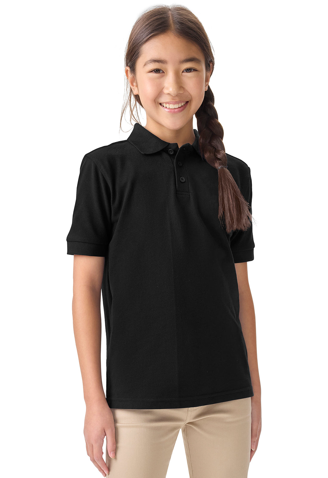 Youth Short Sleeve Pique Polo – Classroom CR832 | Durable School Uniform Shirt