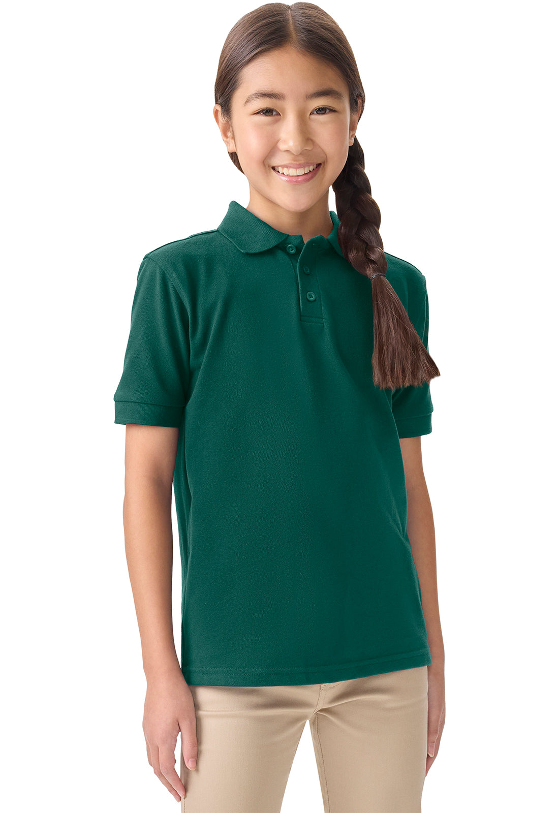 Youth Short Sleeve Pique Polo – Classroom CR832 | Durable School Uniform Shirt