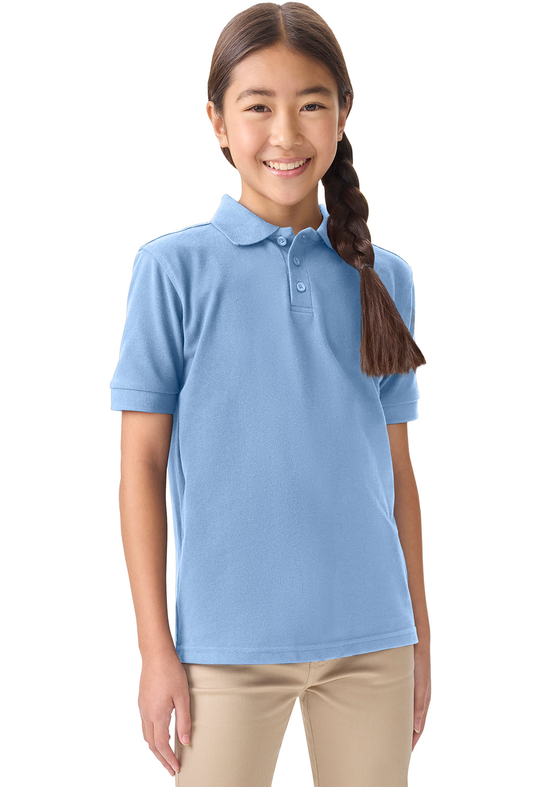 Youth Short Sleeve Pique Polo – Classroom CR832 | Durable School Uniform Shirt