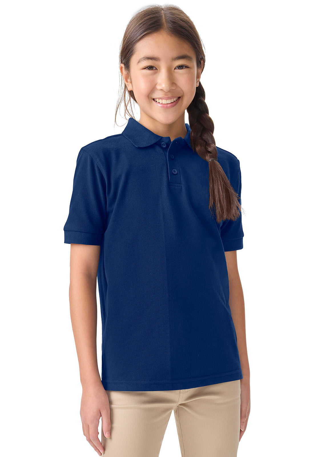 Youth Short Sleeve Pique Polo – Classroom CR832 | Durable School Uniform Shirt