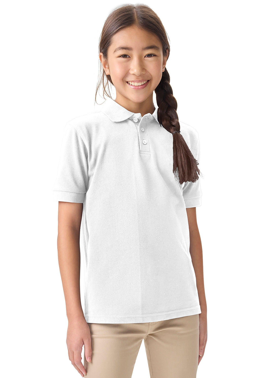 Youth Short Sleeve Pique Polo – Classroom CR832 | Durable School Uniform Shirt