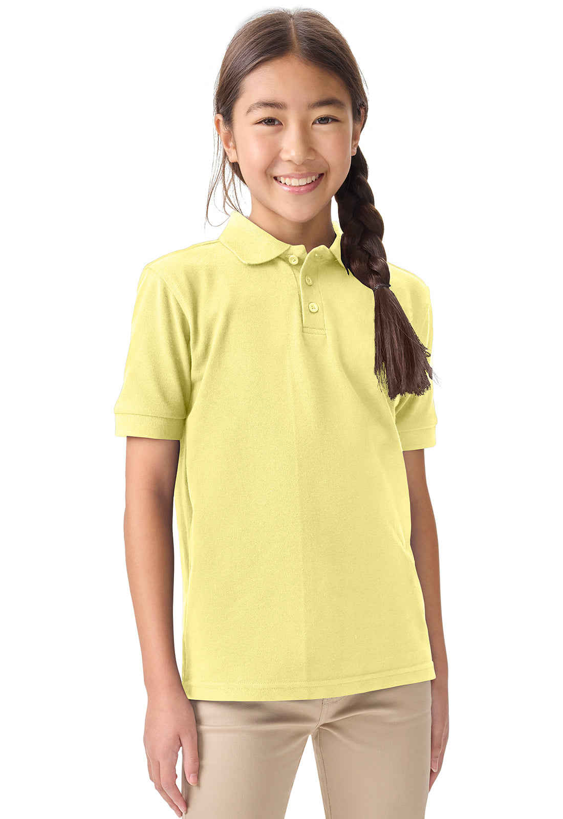 Youth Short Sleeve Pique Polo – Classroom CR832 | Durable School Uniform Shirt