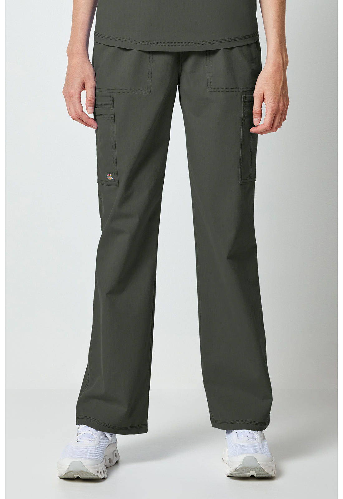 Women’s Mid Rise Cargo Jogger Scrub Pants – DK FORGE DK275 | Modern Fit Medical Joggers