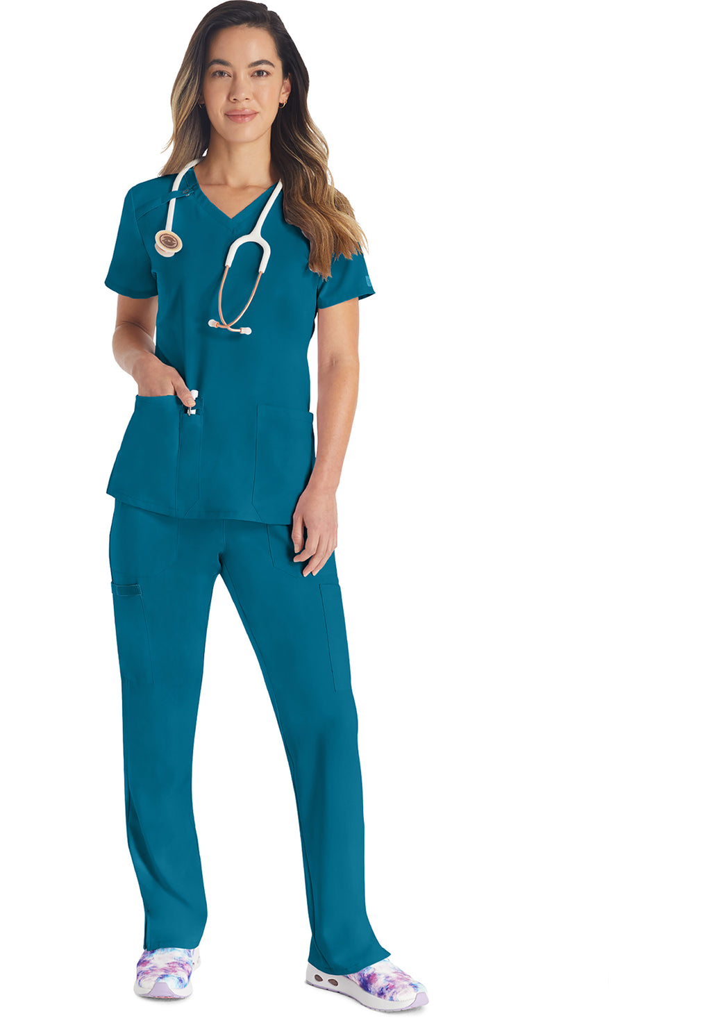🩺 Dickies EDS Essentials DK615 Women’s V-Neck Scrub Top