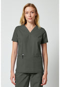 Women’s V-Neck Scrub Top – DK FORGE DK856 | Modern Fit Medical Uniform Top