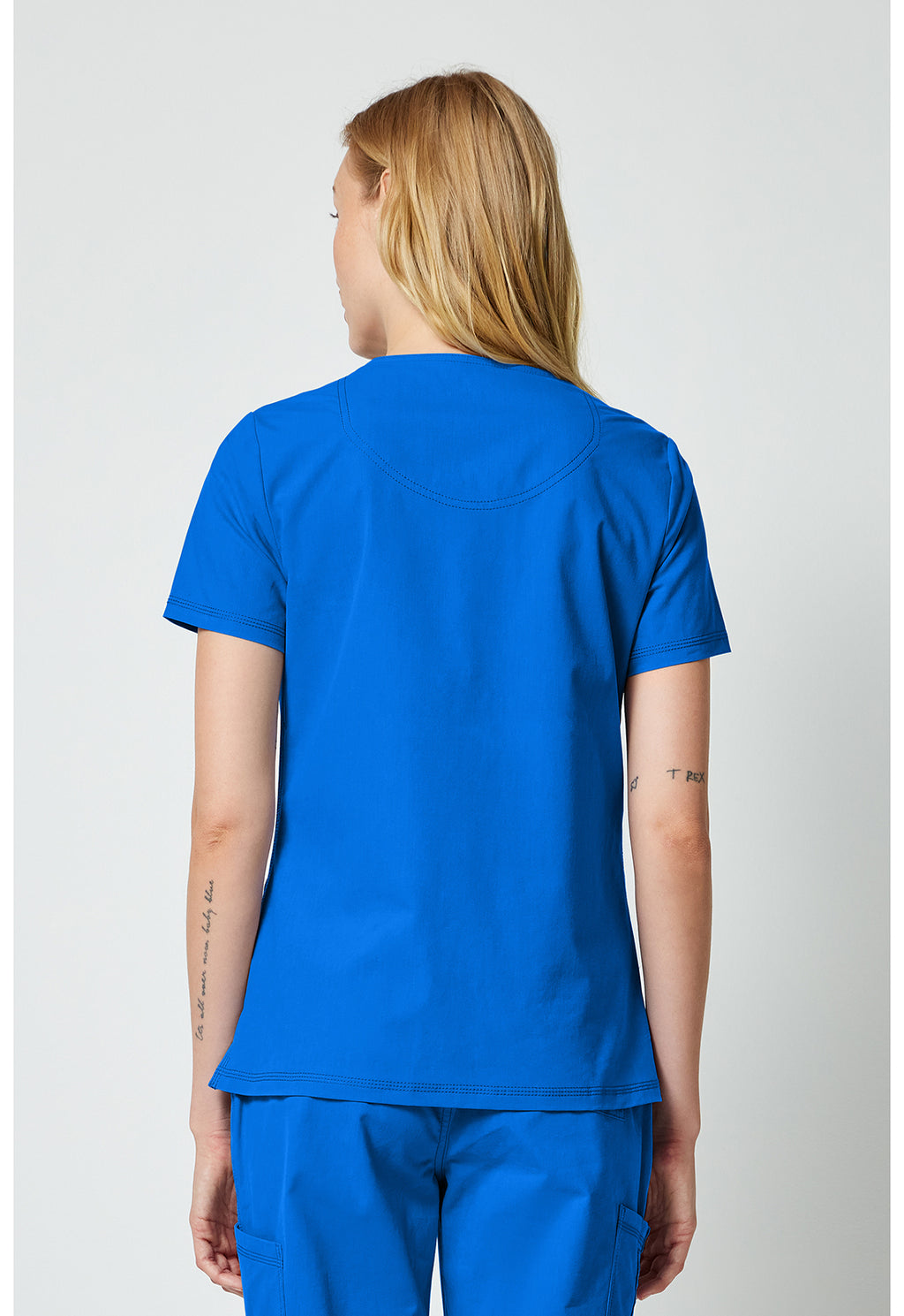 Women’s V-Neck Scrub Top – DK FORGE DK856 | Modern Fit Medical Uniform Top