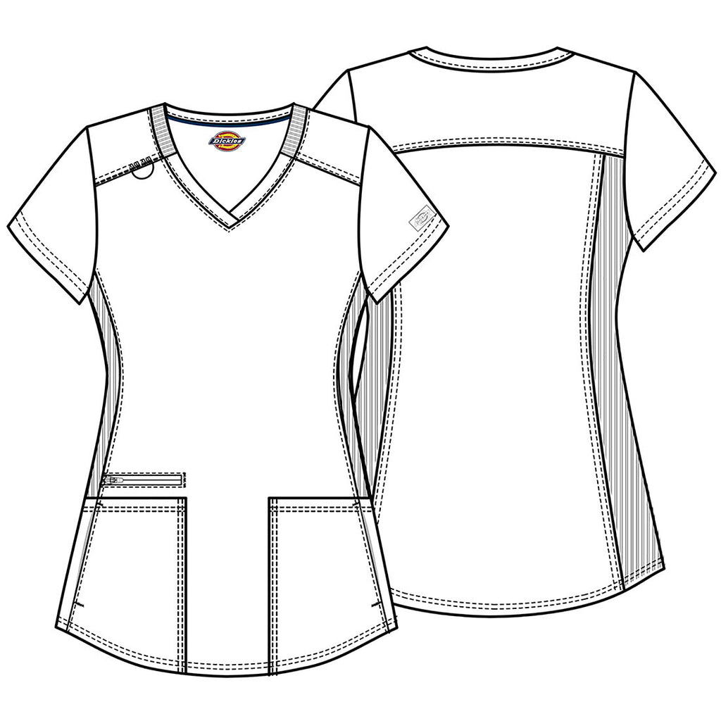 Dickies Balance DK875 Women’s V-Neck Scrub Top ⚕️