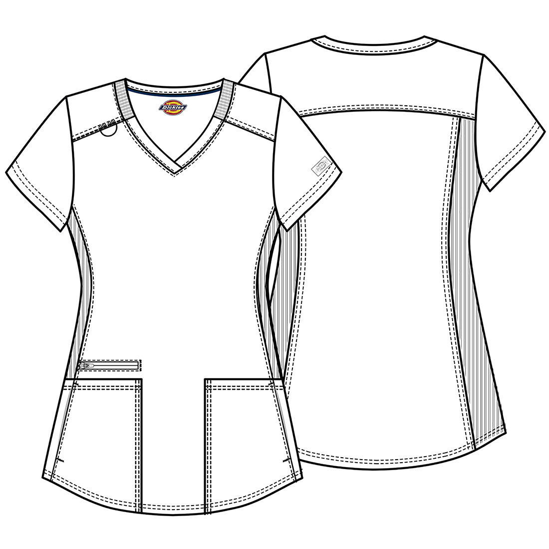 Dickies Balance DK875 Women’s V-Neck Scrub Top ⚕️