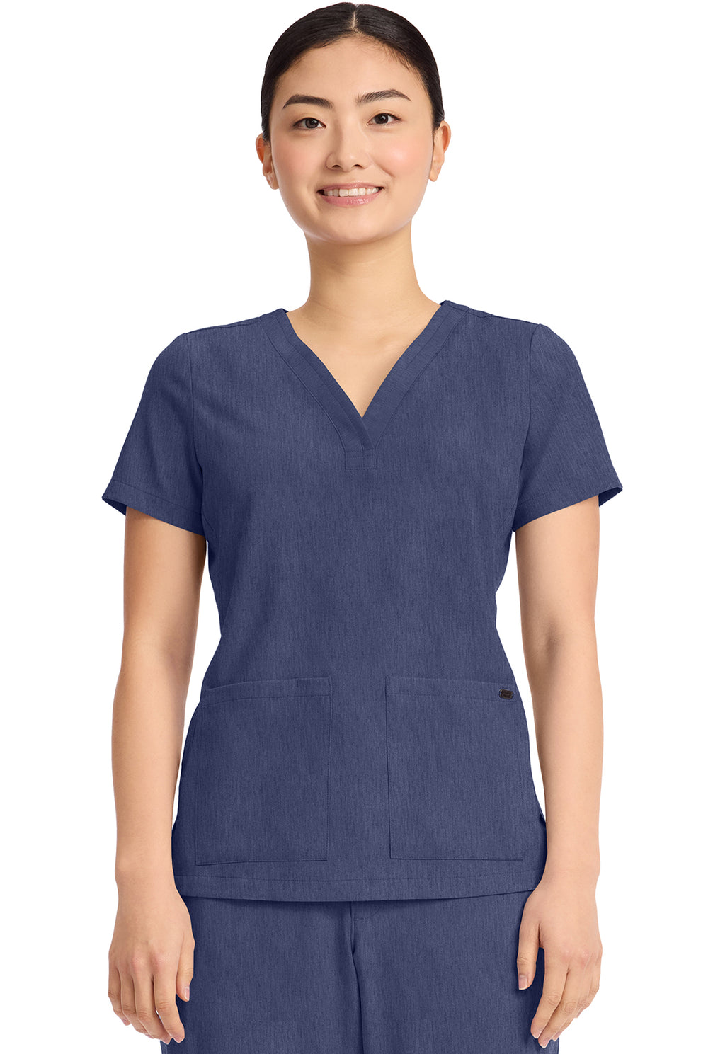 Healing Hands HH Quest HH751 Women’s 3-Pocket Y-Neck Scrub Top 🩺