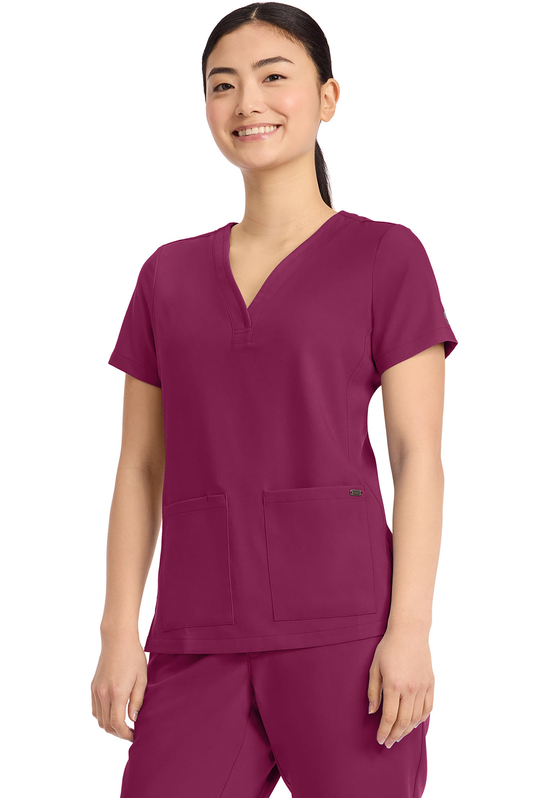 Healing Hands HH Quest HH751 Women’s 3-Pocket Y-Neck Scrub Top 🩺