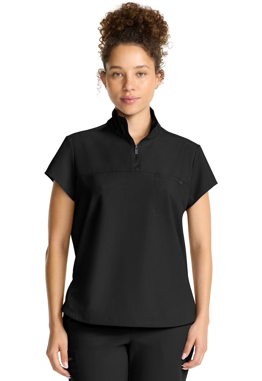 Healing Hands HH Quest HH752 Women’s Partial Zip Stand Collar Scrub Top ⚕️
