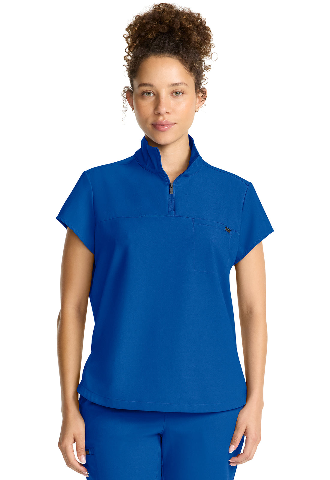 Healing Hands HH Quest HH752 Women’s Partial Zip Stand Collar Scrub Top ⚕️