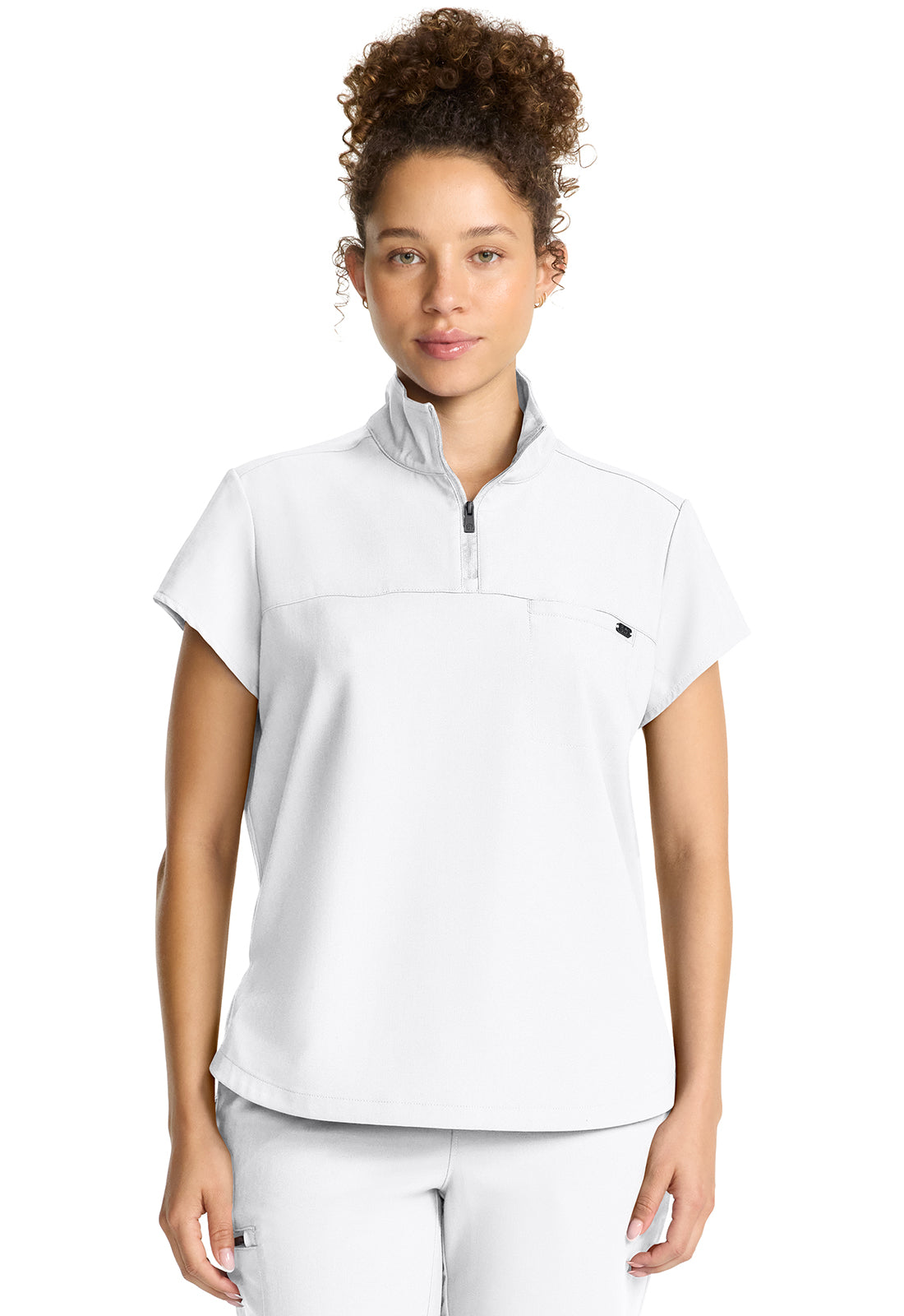 Healing Hands HH Quest HH752 Women’s Partial Zip Stand Collar Scrub Top ⚕️