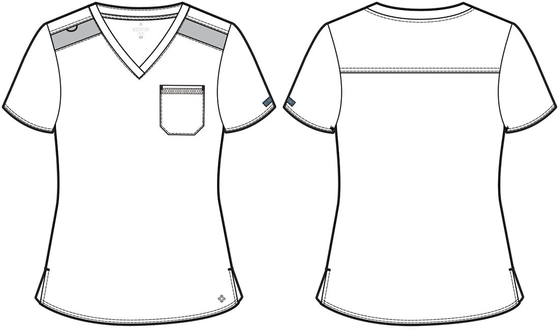 MED COUTURE V-Neck Tuck In MC7448