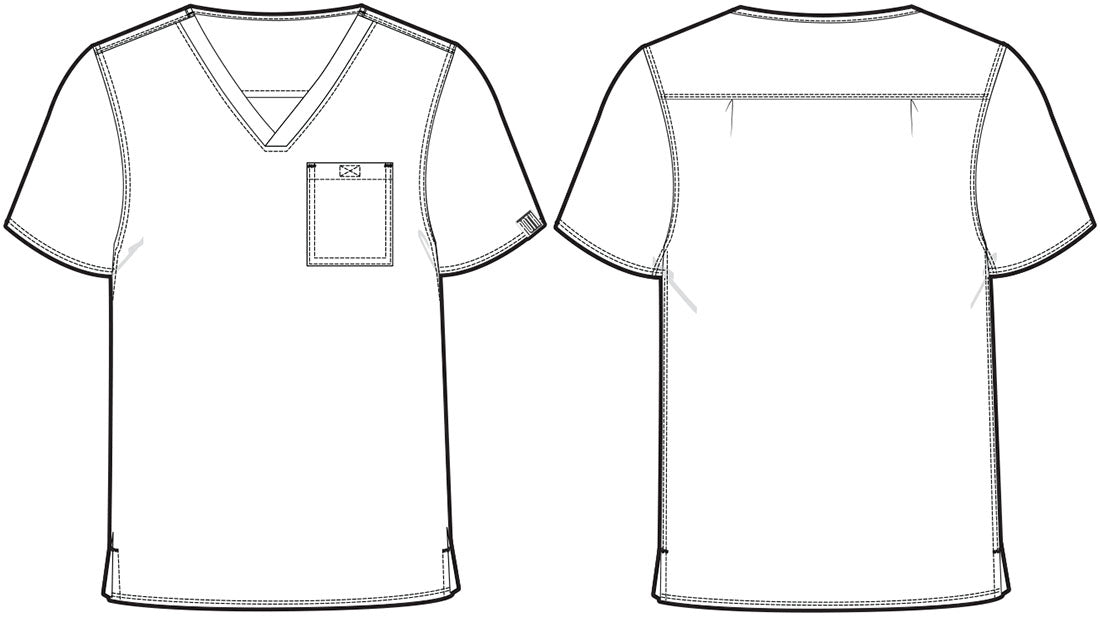 Med Couture MC Rothwear Touch - Cadence V Neck One Pocket Stretch Top - MC7478 🏥