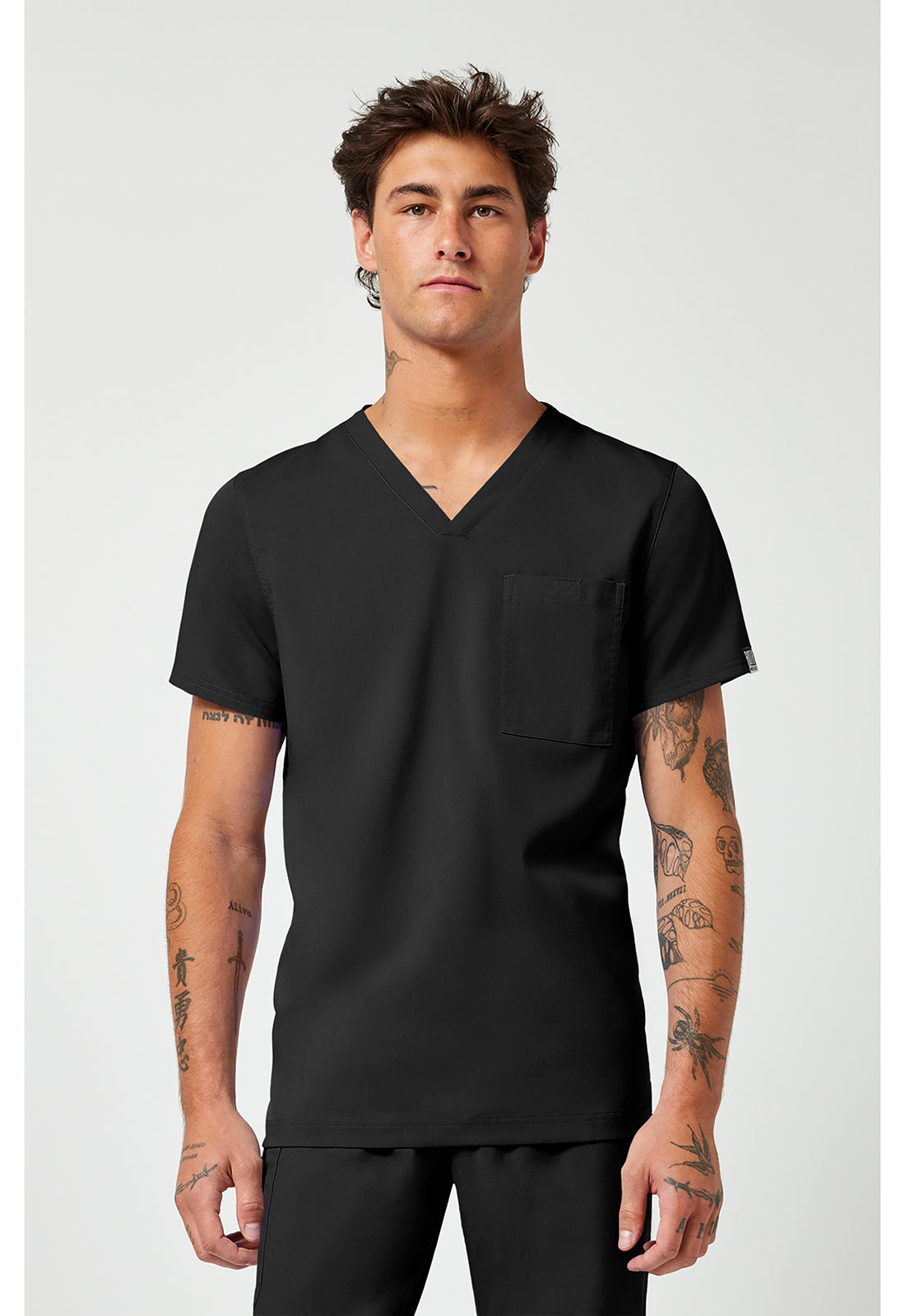 Med Couture MC Rothwear Touch - Cadence V Neck One Pocket Stretch Top - MC7478 🏥