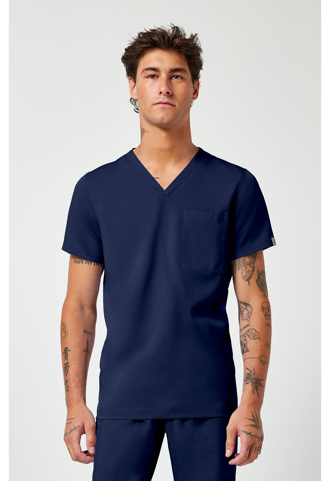 Med Couture MC Rothwear Touch - Cadence V Neck One Pocket Stretch Top - MC7478 🏥