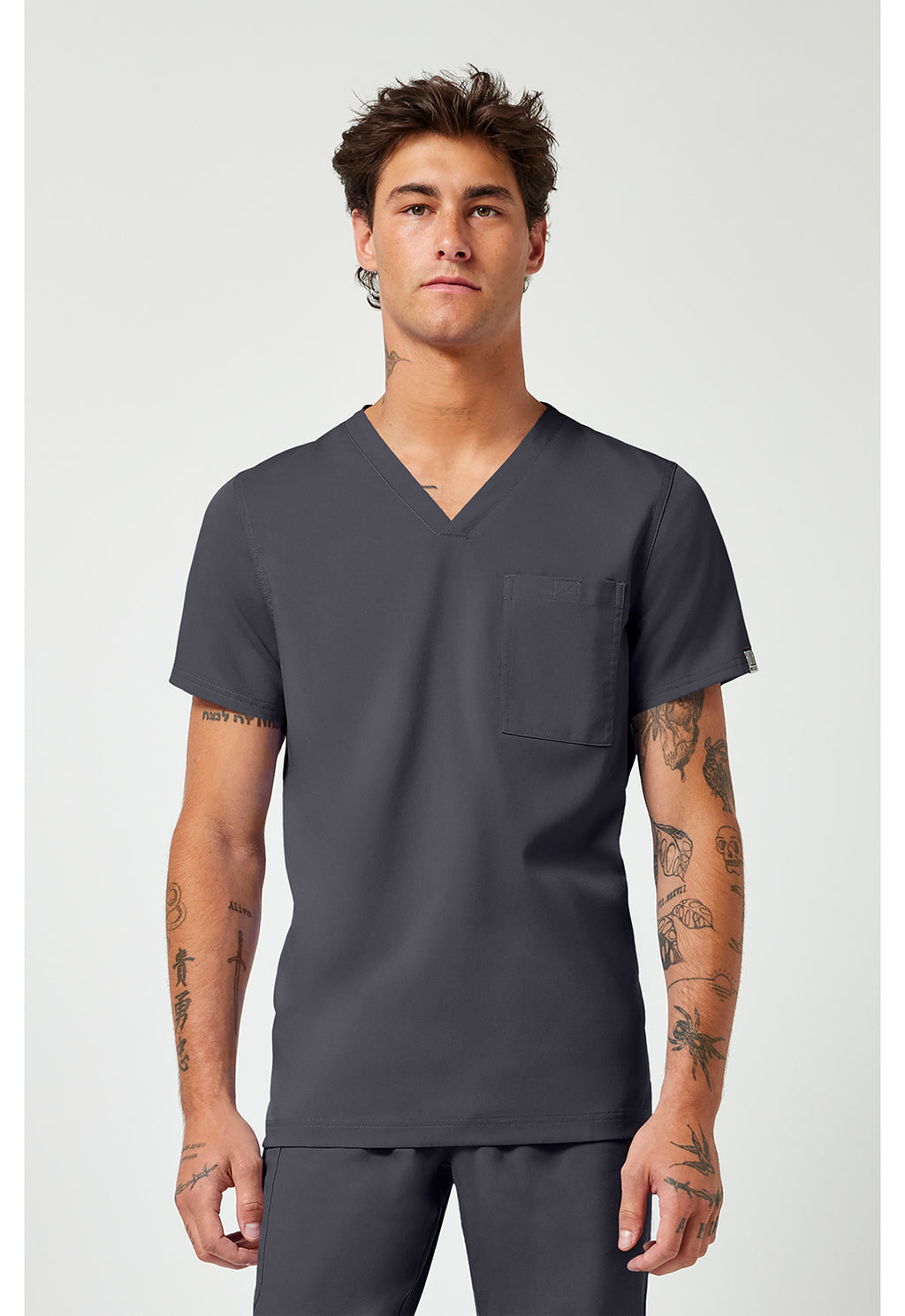 Med Couture MC Rothwear Touch - Cadence V Neck One Pocket Stretch Top - MC7478 🏥