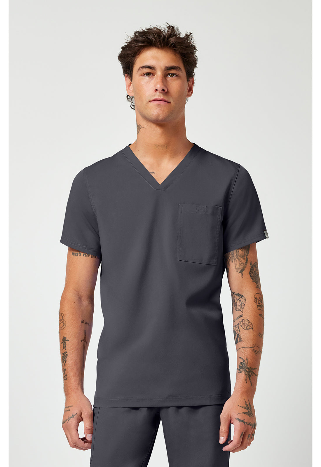Med Couture MC Rothwear Touch - Cadence V Neck One Pocket Stretch Top - MC7478 🏥