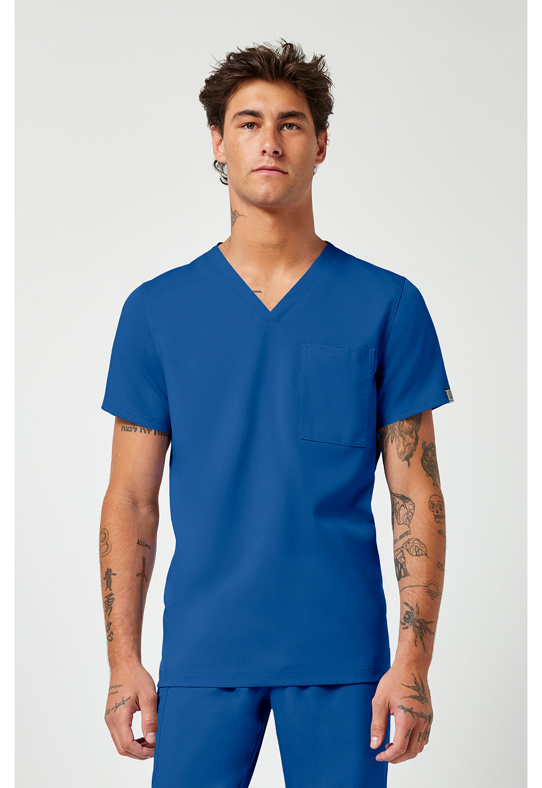 Med Couture MC Rothwear Touch - Cadence V Neck One Pocket Stretch Top - MC7478 🏥