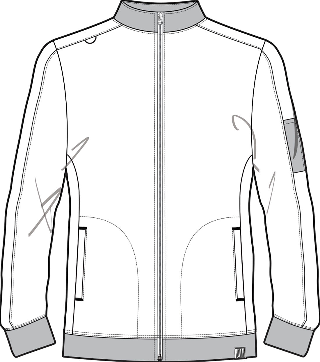 🩺 Med Couture MC7678 Touch Men’s Zip Front Scrub Jacket