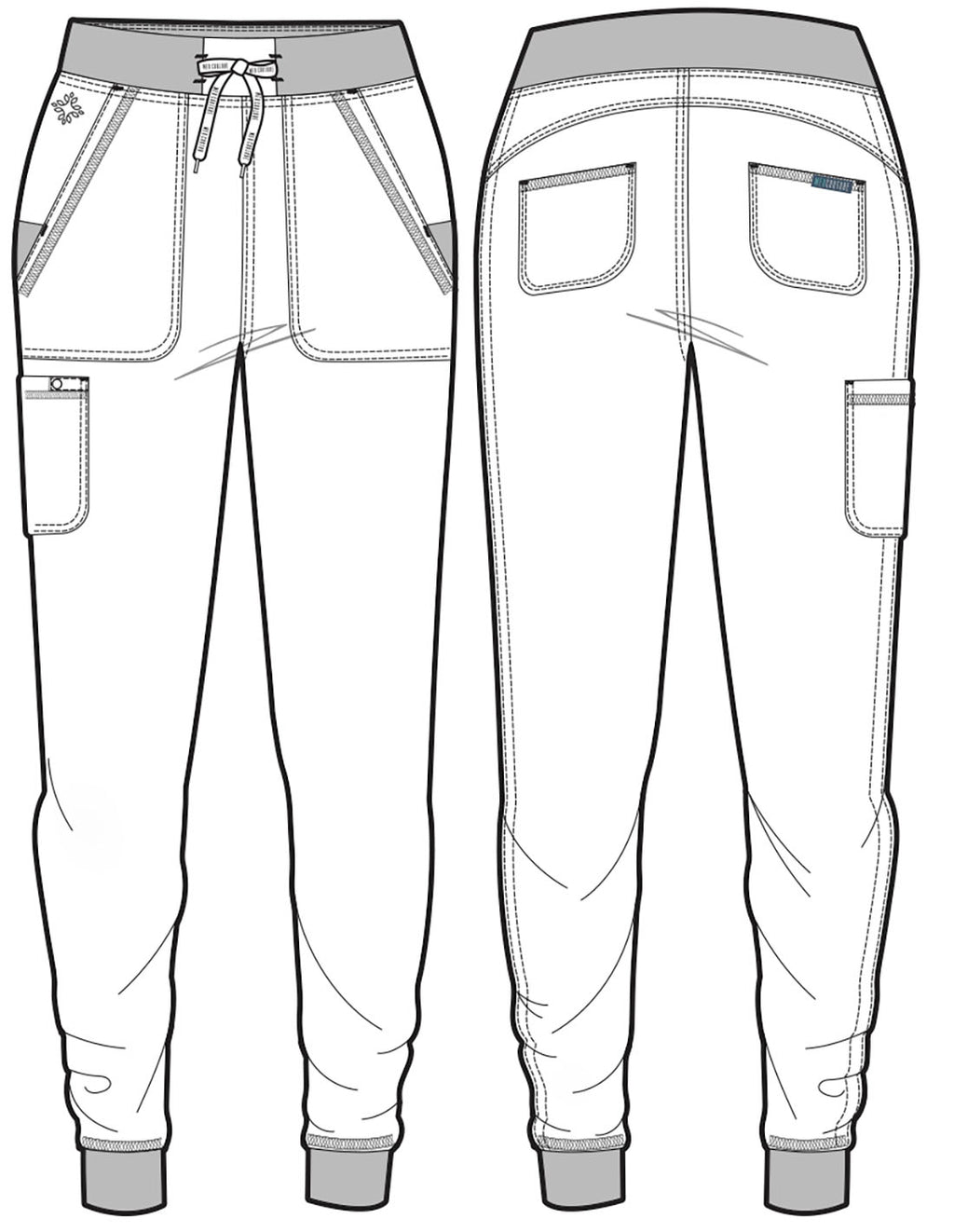 MED COUTURE Jogger Yoga Pant MC7710