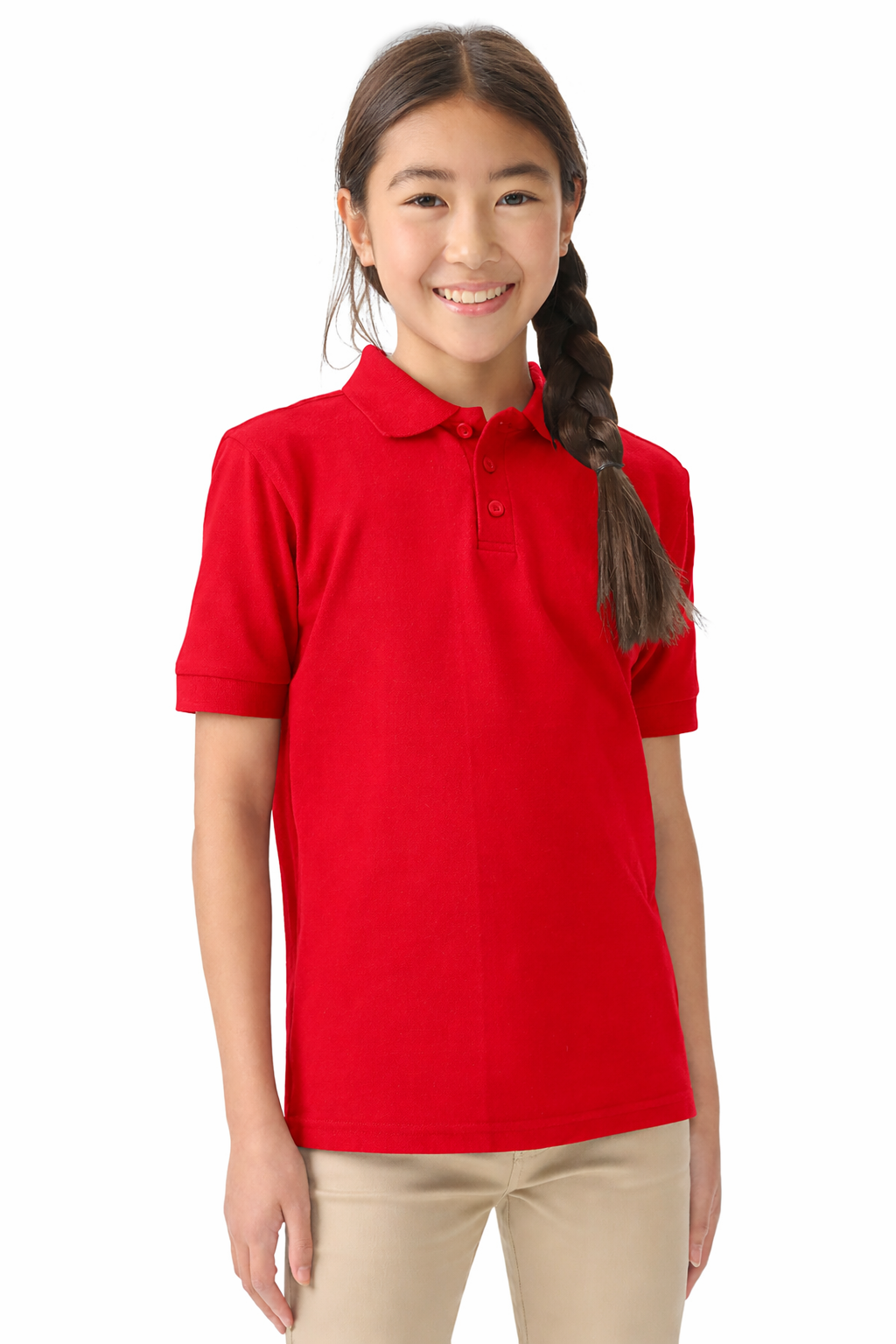 Youth Short Sleeve Pique Polo – Classroom CR832 | Durable School Uniform Shirt