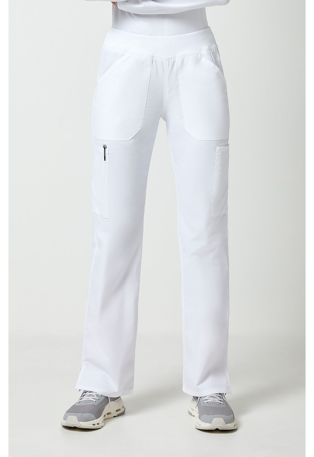 🩹 Cherokee Workwear Professionals WW170 Women’s Mid-Rise Pull-On Cargo Scrub Pant