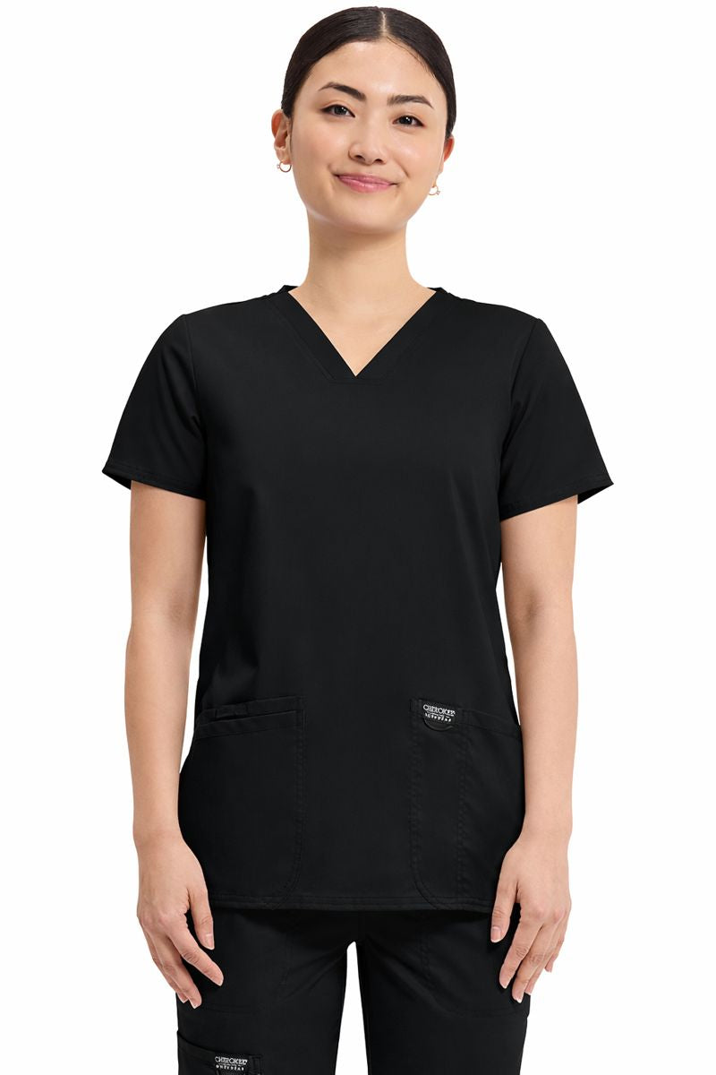 Cherokee WW Revolution V-Neck Top WW620